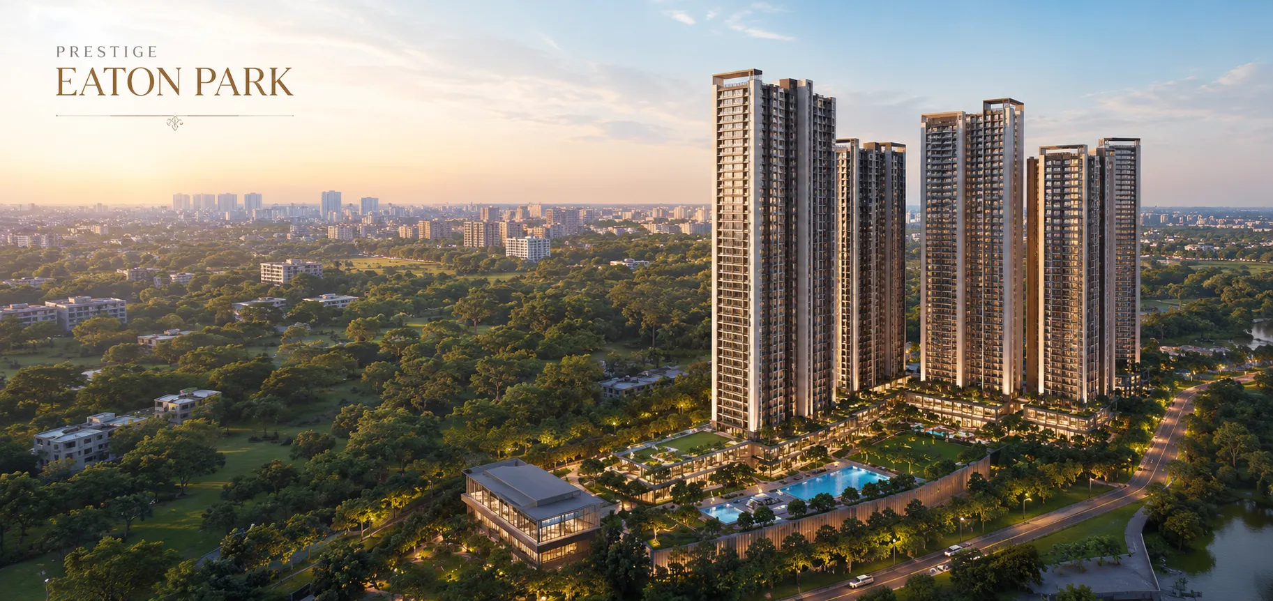 Prestige Eaton Park Arial View Prestige Eaton Park Arial View