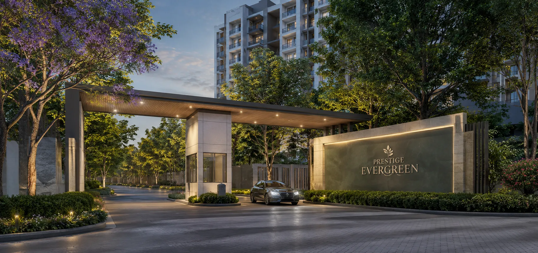 Prestige Evergreen Entrance View Prestige Evergreen Entrance View
