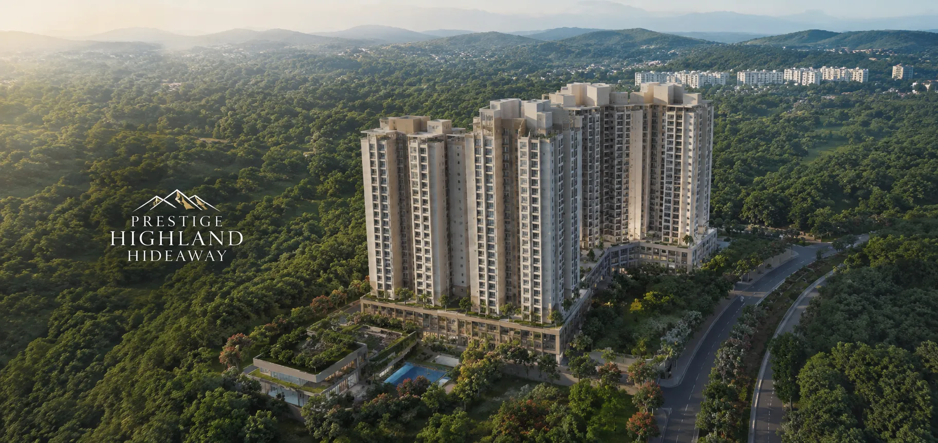 Prestige Highland Hideaway Aerial View