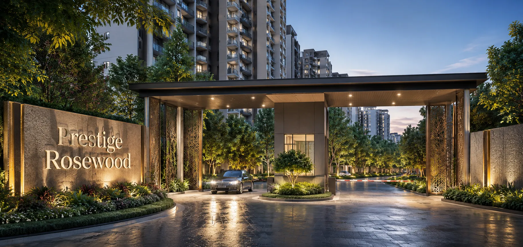 Prestige Rosewood Entrance View