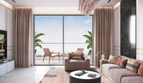 Living Room at Prestige Somerville