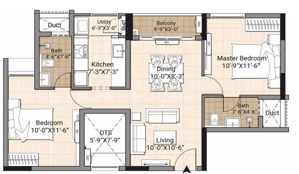 The Prestige City Ghaziabad 4 BHK