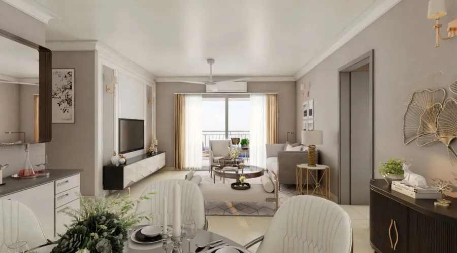 Prestige Camden Gardens Living Room View