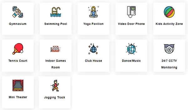 Prestige Marigold Amenities