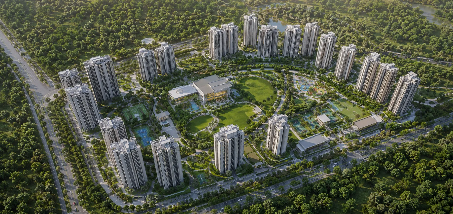 Prestige Park Ridge Aerial View Prestige Park Ridge Aerial View